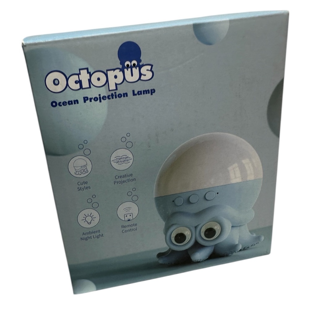 Ocean Projection Lamp - Light Blue Kids Night Light